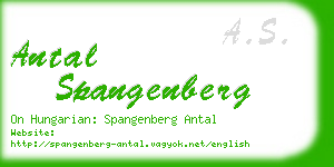 antal spangenberg business card